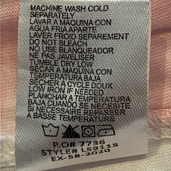 Tie Dye T- Shirt Crop Top Short Sleeve top -100% Cotton Size M - Picture 5 of 6